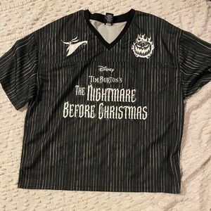 Disney Black and White Nightmare Before Christmas Men's Shirt